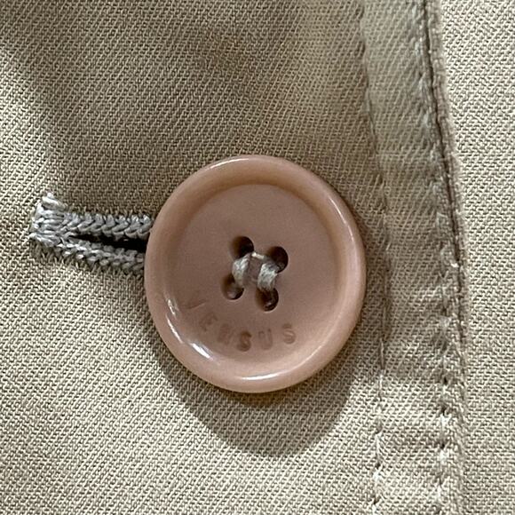 Versus Versace Khaki Blazer Jacket Size 34/48 - Picture 4 of 7